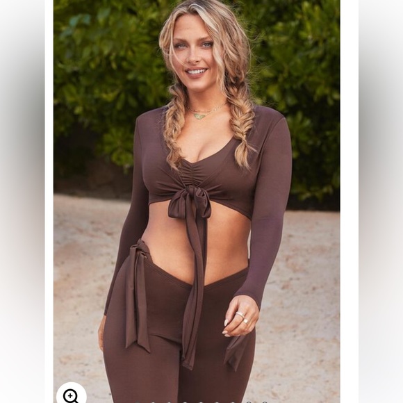 CLEARANCE Camille Kostek Flare Leg Beach Pants - Picture 5 of 6